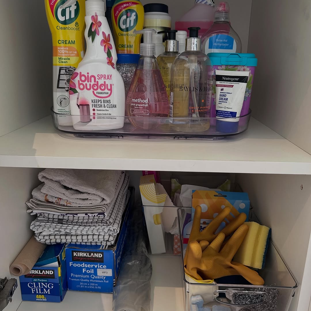 Family kitchen with organised, pretty storage