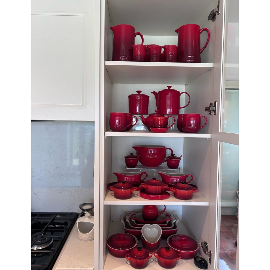Kitchen organisation with pretty, practical storage