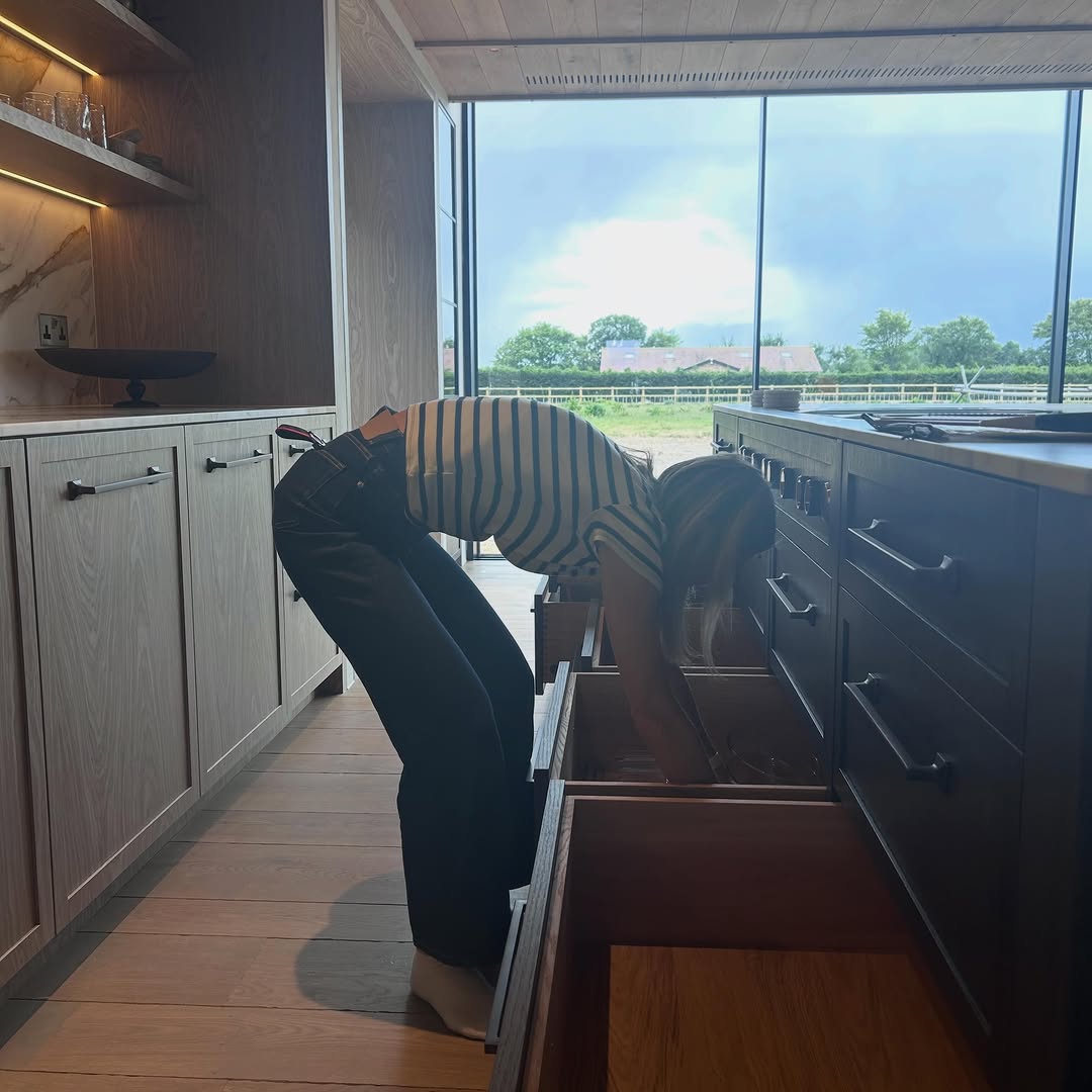 Bespoke wardrobe storage in a barn conversion home
