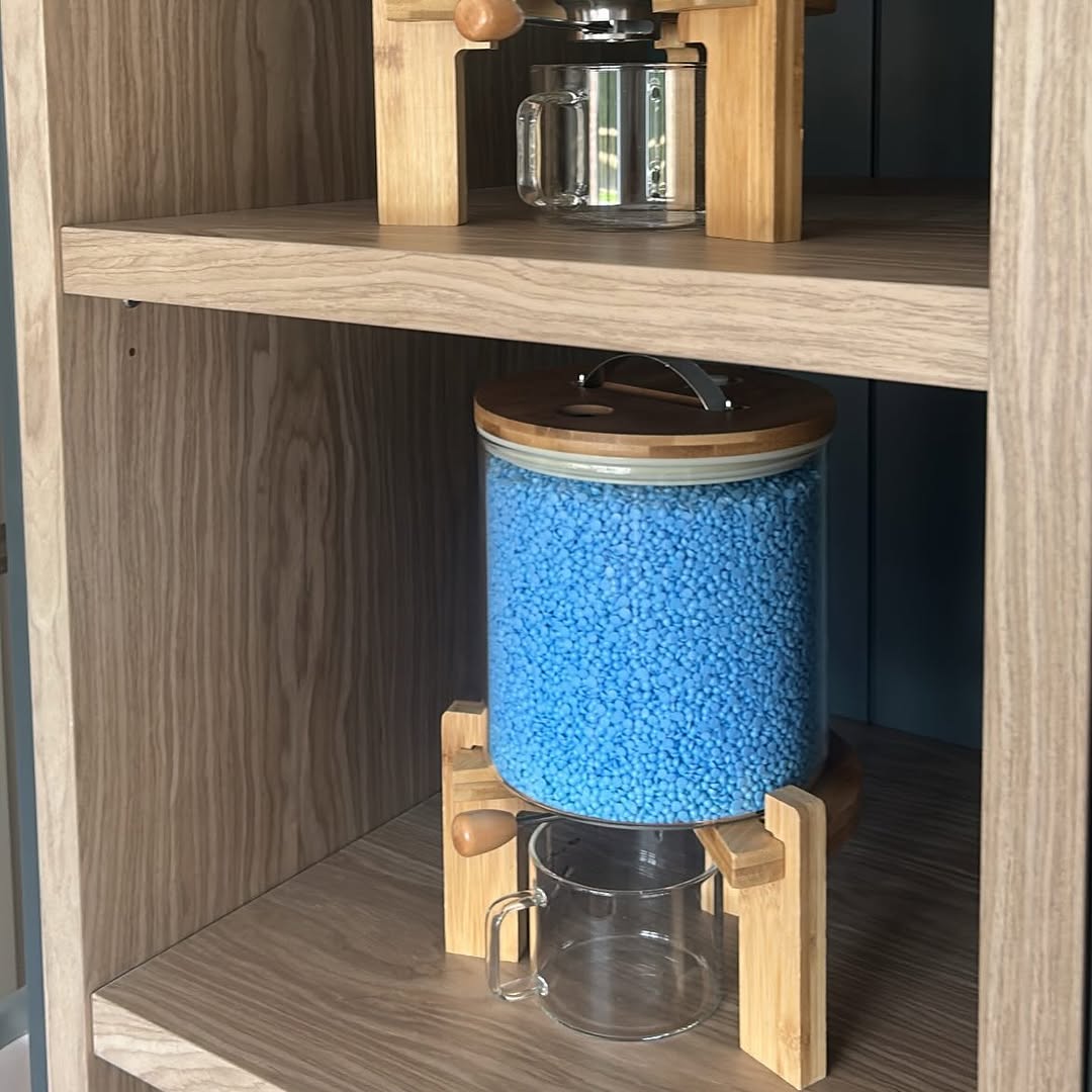 Pantry organisation with bespoke storage solutions